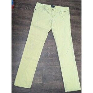 American Eagle Super Stretch Corduroy Jeggings Size 34/30 Soft Yellow (114)